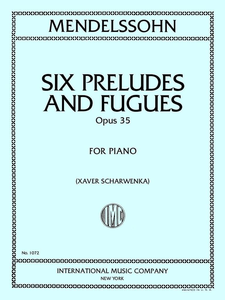 6 Preludi E Fughe Op. 35 (Scharwenka)